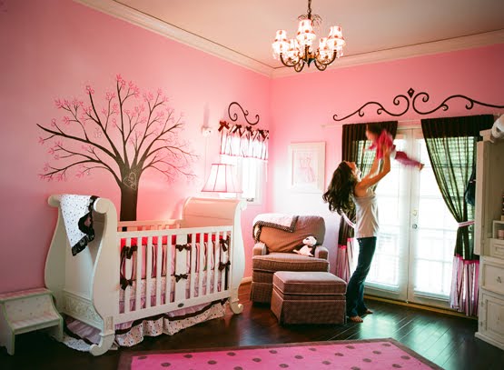 pink-brown-nursery